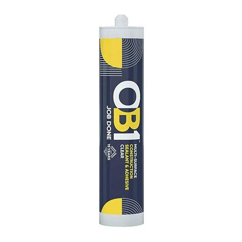 Bostik Ob1 Waterproof Hybrid Adhesive And Silicone Sealant 290ml Build