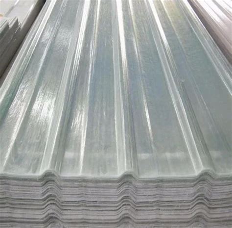 2 Mm Polycarbonate Corrugated Profile Sheet Water Proof Color Coated