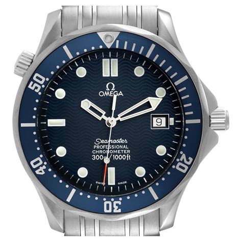 Omega Seamaster Diver 300M Blue Dial Steel Mens Watch 2531 80 00 Box