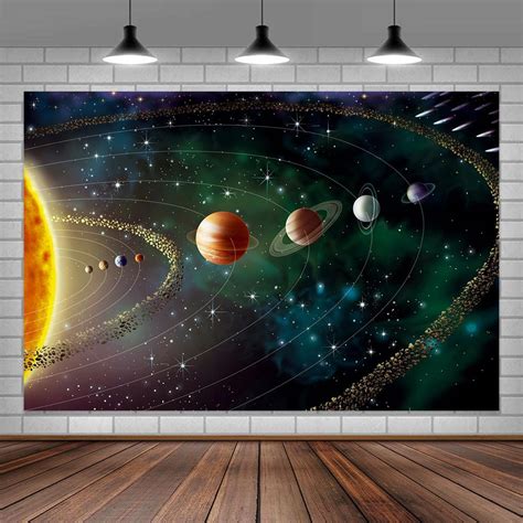 Outer Space Planets Large Backdrop Photo Photography Background