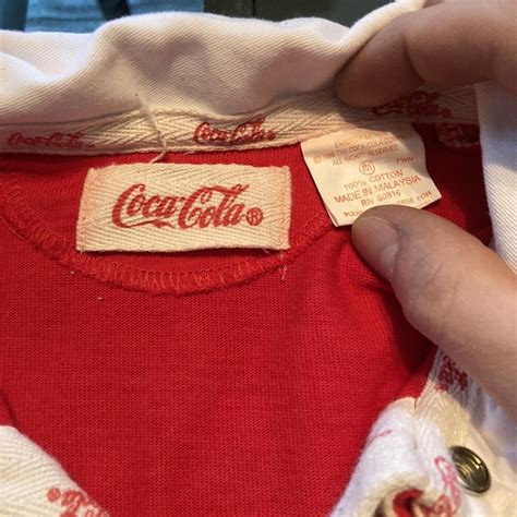 Coca Cola Men S Red Shirt Depop