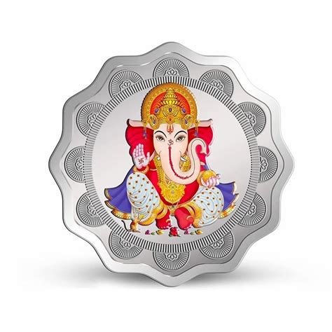 Mmtc Pamp Purity Gm Ganesha Silver Coin At Silver