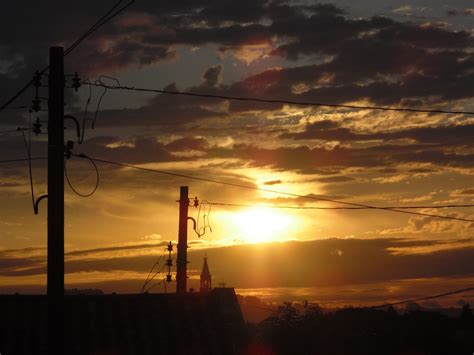 デスクトップ壁紙 日光 日没 シルエット 雲 日の出 イブニング 太陽 風 地平線 雰囲気 夕暮れ 電柱 電力線 夜明け 残光 朝は赤い空 4608x3456