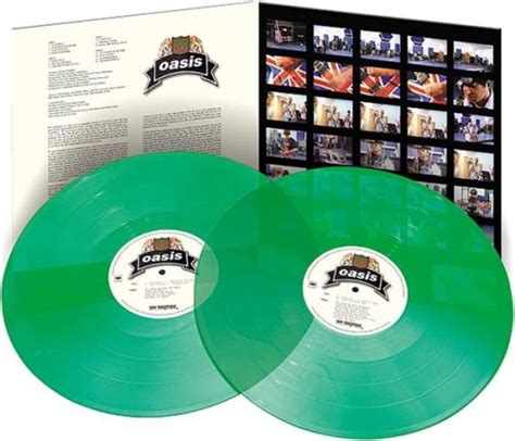 Oasis The Masterplan Green Vinyl Japanese 2 Lp Vinyl Record Set