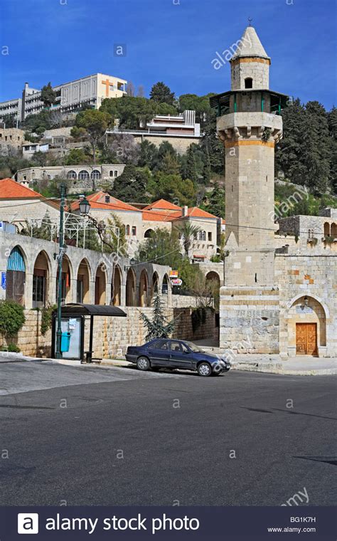 Mosque, Deir el Qamar, Chouf, Lebanon Stock Photo - Alamy