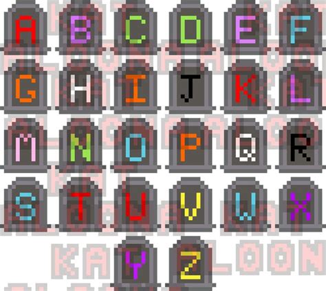 the letters and numbers are made up of pixel style screenshots with ...