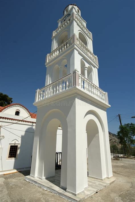 Our Lady Tsambika Monastery Rhodes Greece Stock Image Image Of