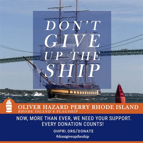 Dont Give Up The Ship Oliver Hazard Perry Rhode Island