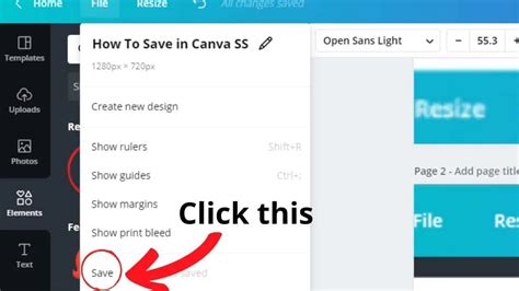 How To Save In Canva Step By Step Tutorial