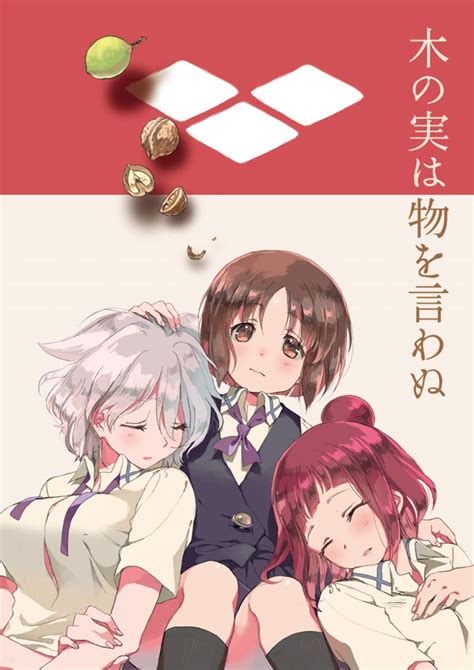 Kosegawa Shiromi Usuzawa Sae And Kakura Kurumi Saki Drawn By Hana