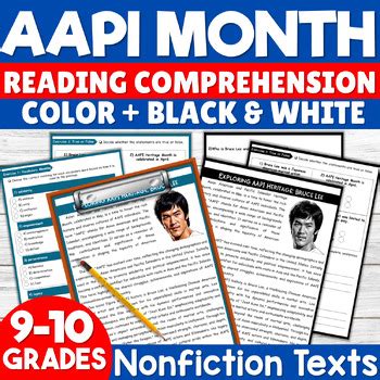 Aapi Heritage Month Reading Comprehension Passage Asian American