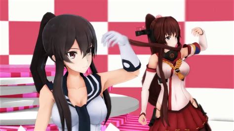 【mmd艦これ】大和・矢矧でgirls（4k） Youtube