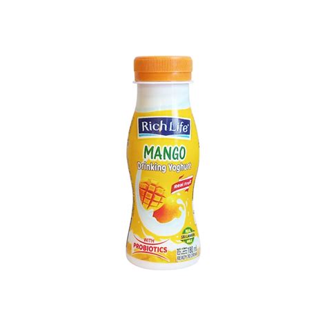 Rich Life Mango Drinking Yoghurt 180ml Green Mart