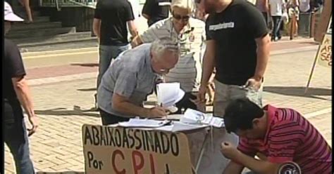 G1 Movimento De Rio Preto Recolhe Quatro Mil Assinaturas Em Protesto