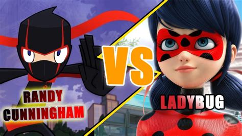 Randy Cunningham Vs Ladybug Youtube