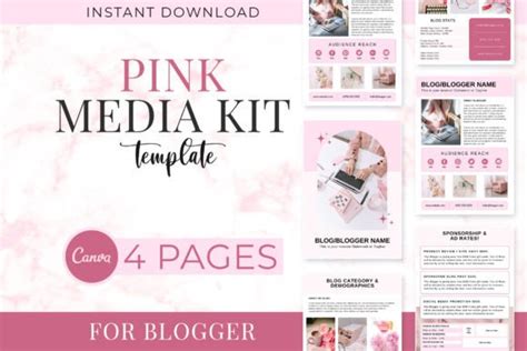 Media Kit Canva Template Graphic By Snapybiz · Creative Fabrica