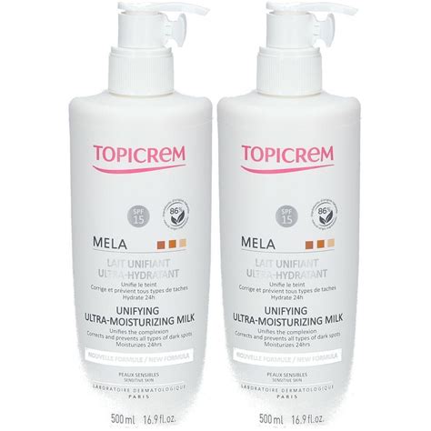 Topicrem Mela Lait Unifiant Ultra Hydratant Spf X Ml Redcare