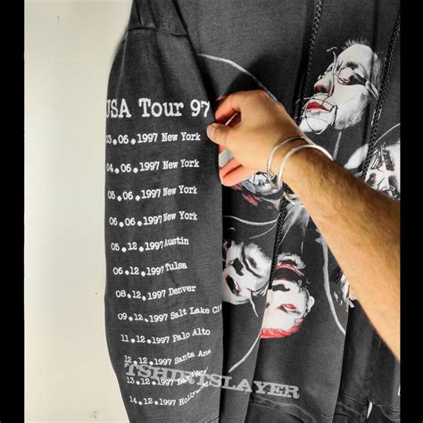 1997 Rammstein hoodie sweatshirt USA tour « Sehnsucht » | TShirtSlayer TShirt and BattleJacket ...