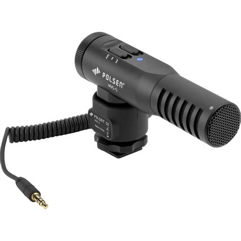 Polsen MVS 5 Stereo Shotgun Microphone For DSLR Cameras And