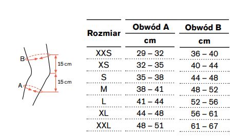 Genu Direxa Stable Wraparound orteza otwarta stabilizująca M sklep