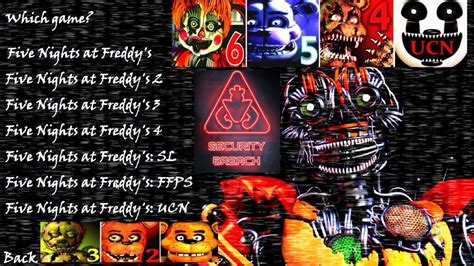 FNaF The Ultimate Jumpscare Simulator FNAF 1 2 3 4 5 6 UCN SB All