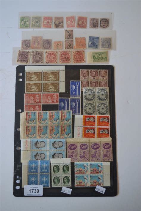 Sold Price Mixed Collection Of Australian Pre Decimal Stamps Invalid