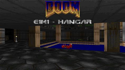 Ultimate Doom E1m1 Hangar Uv Max W Commentary Youtube