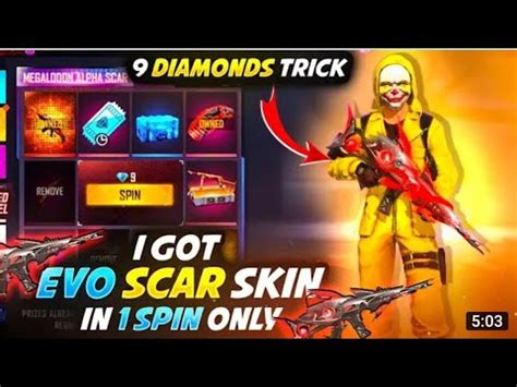 Evo Scar Return Free Fire Megalodon Scar Free Fire Free Fire New