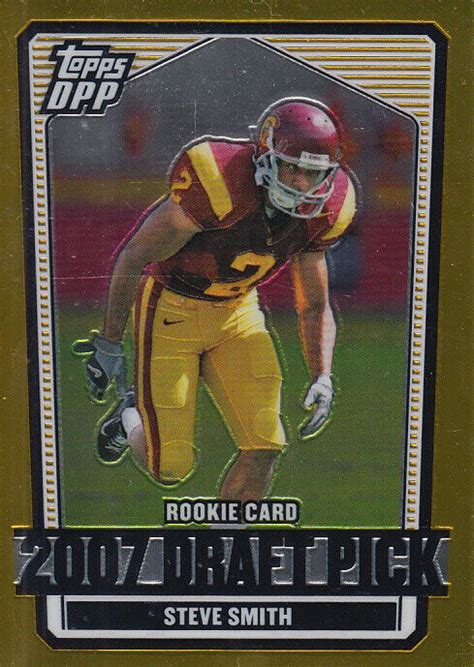 2007 Topps Draft Picks And Prospects Chrome Gold 122 Steve Smith USC