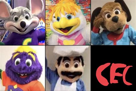 Chuck E Cheese Mascots 2012 Present New R Chuckecheese