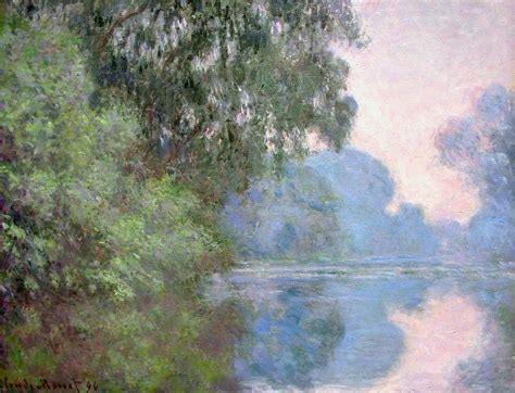 Morning On The Seine Near Giverny Claude Oscar Monet