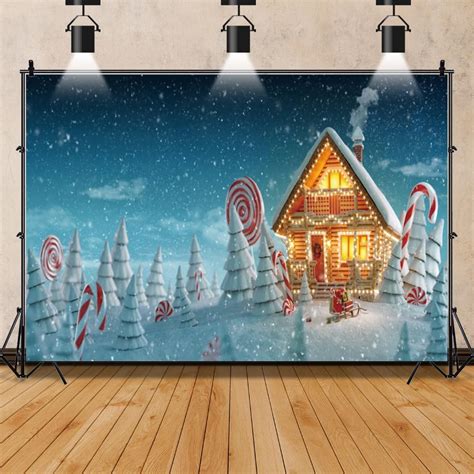 Amazon Leowefowa X Ft Vinyl Winter Christmas Wonderland Backdrop