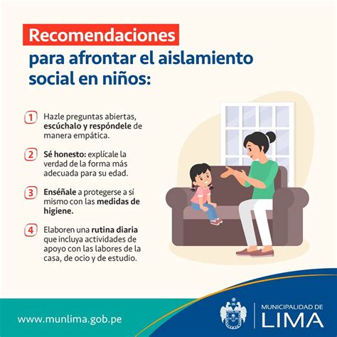 Recomendaciones para afrontar el aislamiento social en niños