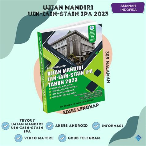 Jual Terbaru Buku Ujian Mandiri Uin Iain Stain Ipa Edisi Lengkap