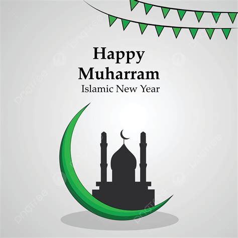 Festival Islámico Muharram Fondo Ramadán Tradicional Luna Vector PNG