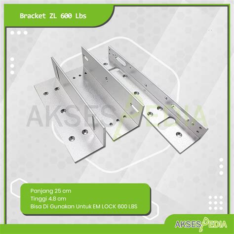 Jual Bracket ZL Untuk Magnetic Lock EMLock 600 LBS Shopee Indonesia