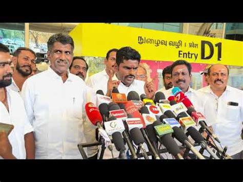 Annamalai Coimbatore Press Meet YouTube