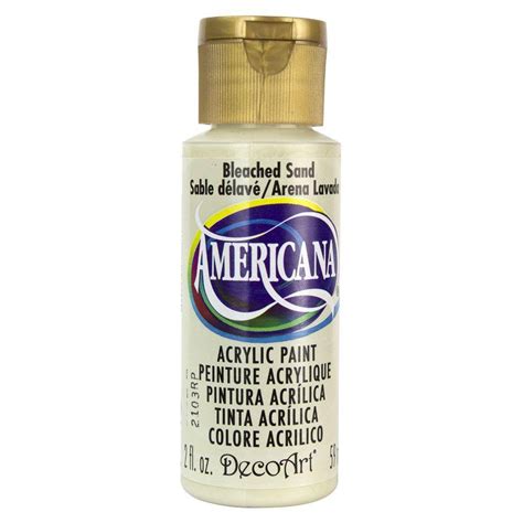 DecoArt Americana 2 Oz Bleached Sand Acrylic Paint DA257 3 The Home