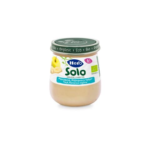 Hero Solo Tarrito Eco Manzana Plátano Y Yogur 120g Vistafarma