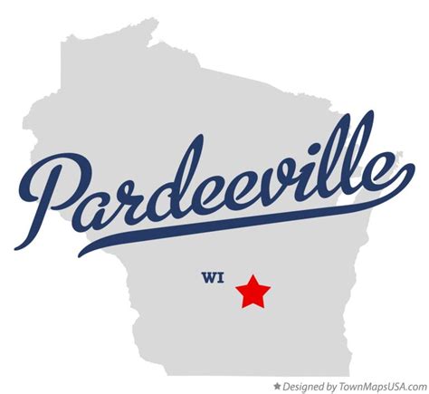 Map of Pardeeville, WI, Wisconsin