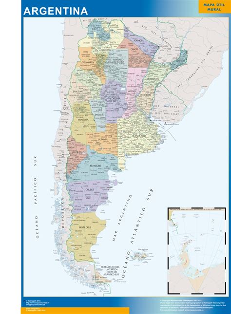 Mapa Argentina gigante Mapas México grandes Mapas Gigantes para