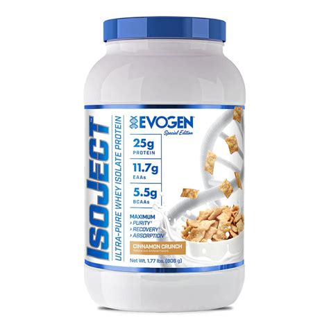 evogen isoject premium whey isolate protein