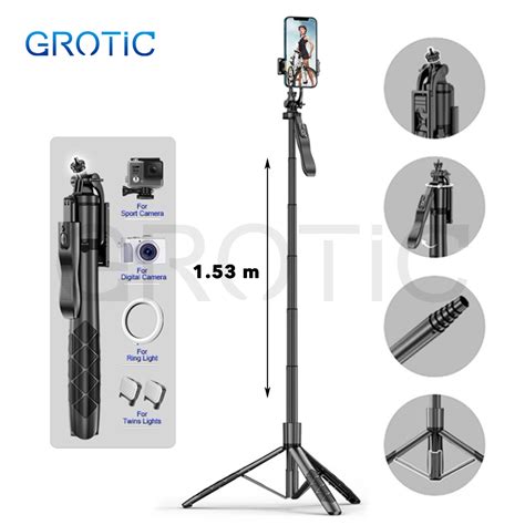 Jual Grotic Tripod Hp Kamera Tongsis Monopod Portable Cm With Remote