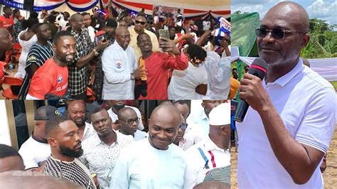 Break Ken Agyapong Storm Kwawu For Bawumia Campaign Walk Youtube