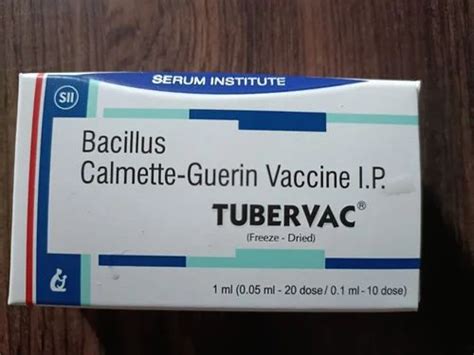 Tubervac Bacillus Calmette Guerin Vaccine Prescription Treatment