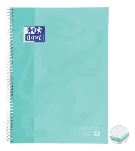 Caderno Universitário Espiral Oxford 1m 80 Fls Capa Dura Cor Turquesa