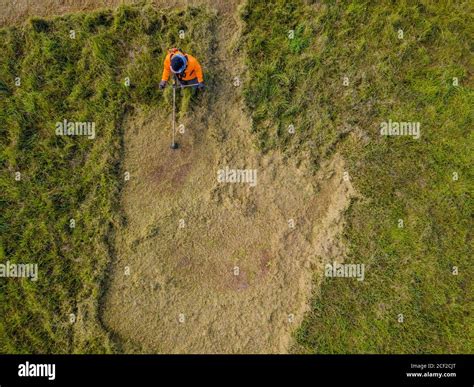 Grass field birds eye view hi-res stock photography and images - Alamy