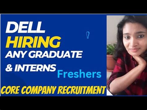 Dell Bulk Fresher Hiring Any Graduate Freshers Is Eligible Jobs