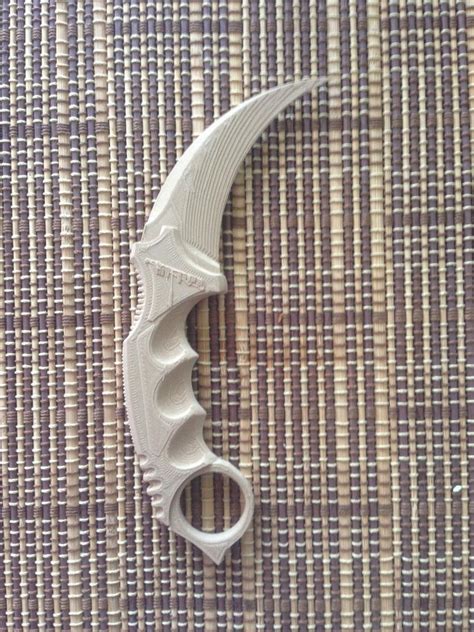 Wood Csgo 3d Printed Karambit Kerambit Knife Replica Cs Go Cosplay Knives 1878217171