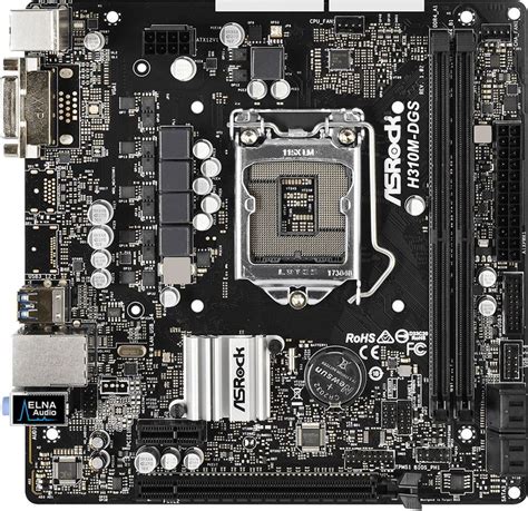 Характеристики Материнская плата ASROCK H310M DGS LGA 1151v2 Intel